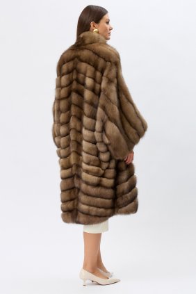 Роскошное шуба из соболя oversize SB23