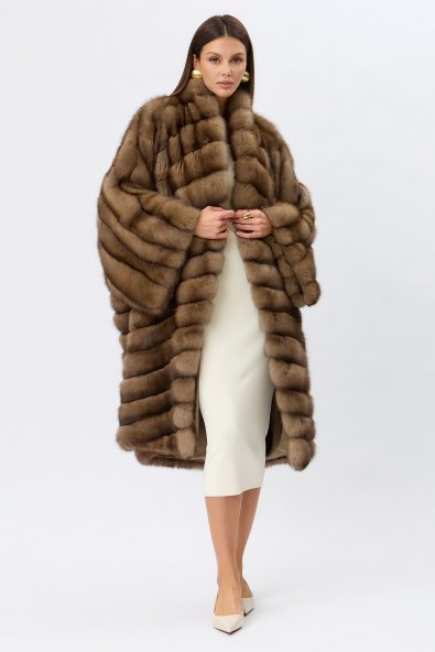 Роскошное шуба из соболя oversize SB23